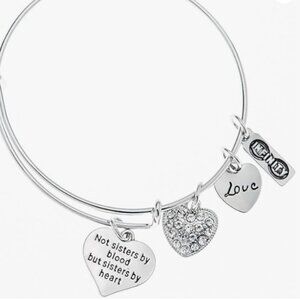 Friend Bracelet- Not Sisters By Blood But Sisters By Heart Jewelry